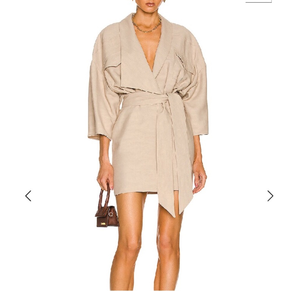 Alexandre Vauthier sand color dress size 36